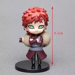 6 estilos 9cm anime naruto figuras pvc q versão boneca gaara kakashi figura decoração do quarto anime figura - Wolf Magazine