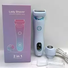 Lâminas elétricas para mulheres, biquíni aparador, rosto barbeadores, depilação, axilas e pernas, senhoras Body Trimmer, IPX7 impermeável, 2 em 1 - comprar online