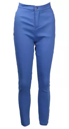 Imagem do Perneiras femininas de cintura alta, jeans stretch, calça lápis rosa, 2024