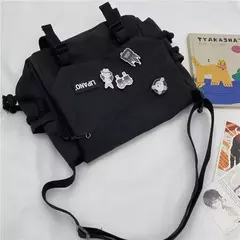Bolsa Crossbody Japonesa de Grande Capacidade para Mulheres, Bolsas de Nylon, Ombro, Workwear Retro, Carteiro Bolsas - loja online