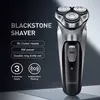 Barbeador rotativo elétrico Enchen Blackstone para homens, lâmina flutuante 3D, lavável tipo C, máquina de barba recarregável USB