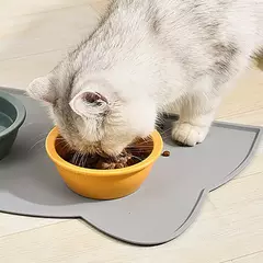Imagem do Tapete de Silicone portátil para Pet, impermeável, antiderrapante, tapetes, cão e gato Placemat, alimentador de cachorros, acessórios para animais