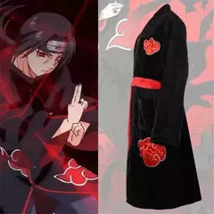 Naruto anime uzumaki akatsuki roupões de banho pijamas homem cosplay trajes para casa yondaime namikaze roupão de banho térmico pijama - loja online