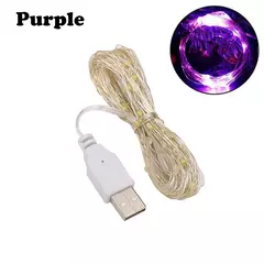 USB LED String Lights para Decoração de Natal, Impermeável Fairy Lights, Cobre Silver Wire, Guirlanda de Luz, Festa de casamento, 1 m, 2 m, 3 m, 5m - Wolf Magazine