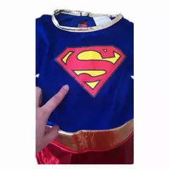 Superwoman Cosplay Costumes para crianças, vestido de super-herói, Halloween Costume, Shoe Covers Suit para meninas - loja online