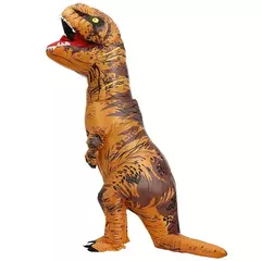 Traje inflável de dinossauro fantasia mascote anime festa de halloween fantasias cosplay para adultos crianças interessante terno de desenho animado dino - comprar online