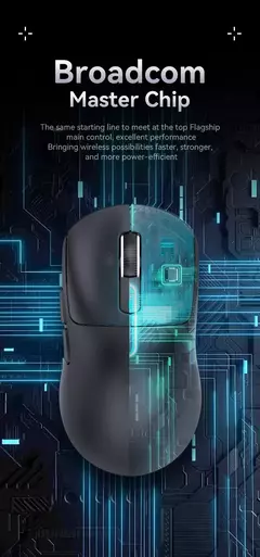 Ataque tubarão x3pro/x3 mouse sem fio, pixart paw3395, 26k dpi, luz, para jogos macro, laptop/win/mac - comprar online