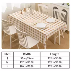 Impermeável Xadrez Toalha De Mesa, Anti-Slip Cobertura De Mesa, Decoração De Mesa, Festa De Casamento, Decoração De Natal, Acessórios - comprar online