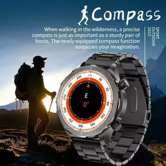 Relógio Inteligente de Chamada Bluetooth para Homens, Huawei AMOLED, Tela Grande HD, Frequência Cardíaca, NFC, IP68 Impermeável, GPS, Relógio Esportivo, Novo, 2022 - comprar online