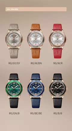 NAVIFORCE-Relógio de couro simples feminino, relógios de pulso casuais, relógio de quartzo feminino, original, nova moda na internet