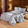 Conjunto de cama de seda cetim para cama queen e king size, capa de edredão de luxo, lençol plano e equipado, edredão, 4 PCs, 30 PCs