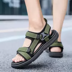Sandálias leves masculinas, lazer, praia, férias, sapatos ao ar livre, confortável, casual, moda, novo, verão - Wolf Magazine