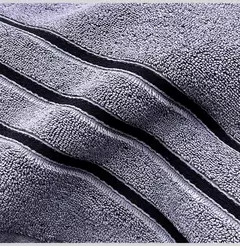 Algodão Bathroom Towels Set, Super Absorvente, 2 Hand Towels, 2 Face Towel, Hotel White Towel, 34x34, 35x75, 70x140, 6 Pcs - loja online