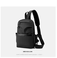 Bolsa de peito masculina 2024 nova moda na moda marca cruz saco de ombro casual crossbody saco ins telefone móvel pequena mochila - comprar online