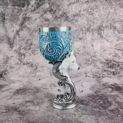 Resina esqueleto copo para vinho tinto, especial e retro cocktail, filme gótico, copo de água circundante