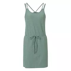 Vestido de praia feminino com cordão de cintura alta, roupa de banho, moda verão, sem mangas, biquíni monocromático