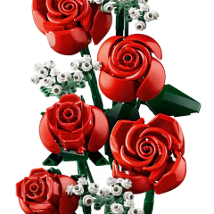 Blocos de construção Lego, buquês de rosas, bonsai, plantas, decoração de mesa, tijolos modelo, brinquedos românticos para casa DIY, presentes infantis