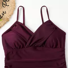 OIINAA-maiô feminino de peça única, maiô sexy sólido plissado, bodysuit estampado leopardo, conjunto de biquíni, moda verão, moda praia nova - loja online