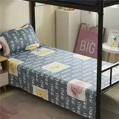 Lençóis modernos de algodão poliéster, Roupa de cama, Colcha para cama de solteiro, Tecido caseiro, 120x210cm, 1pc - comprar online