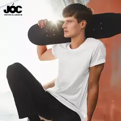 Imagem do Camiseta pesada grande para homens, camiseta de manga curta, blusa lisa, roupa casual masculina, 12 cores, 100% algodão, verão