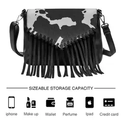 Celela design original bolsa de ombro para as mulheres couro do plutônio luxo embreagem designer bolsas ocidental bolsa franja saco do mensageiro - loja online