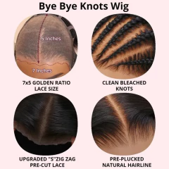 Beautyforever bye nós 3.0 perucas de cabelo humano sem cola pronta para usar jerry encaracolado cor marrom avermelhado frente do laço peruca de cabelo humano - loja online