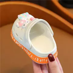 Sandálias de sola macia para crianças, antiderrapante, respirável, bonito, com design de coelho, para praia coberta, com desenhos animados, para menino e menina - comprar online