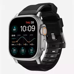 Imagem do Pulseira de Silicone Suave para Relógio Apple, Ultra Band, Pulseira Desportiva em Borracha, Série iWatch 8, 7, 6, 5, 4, SE, 49mm, 45mm, 44mm, 42mm