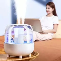 Umidificador de ar de grande capacidade para quarto, Portable USB Water Clipper, Casa com Nightlight, Purificador de ar, Difusor de Aroma na internet