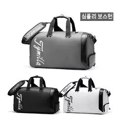 Tymilla-Bolsa crossbody simples para roupas de golfe, grande capacidade, PU impermeável, área de sapato independente, esportes ao ar livre, novo, 2024 na internet