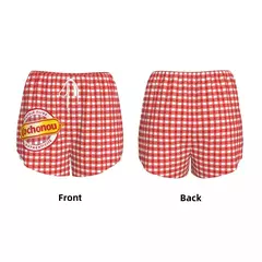 Pig coCHONOU-Shorts de Yoga de cintura alta para as Mulheres, alta Split Ginásio Atlético Workout Shorts, Quick Dry, peso leve na internet