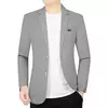 Blazers de negócios finos e respiráveis masculinos, casacos casuais, jaquetas de secagem rápida masculinas, alta qualidade, 4XL, verão, novo