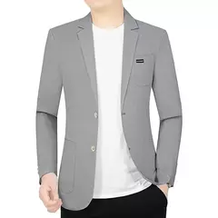 Blazers de negócios finos e respiráveis masculinos, casacos casuais, jaquetas de secagem rápida masculinas, alta qualidade, 4XL, verão, novo