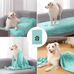 Toalhas de secagem rápida para cães e gatos, absorvente de água, pano de limpeza para animais de estimação, loja de animais de estimação, suprimentos de toalha de banho para animais de estimação - comprar online