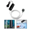 Oxigenador silencioso, pequena bomba de oxigênio portátil, mini carregamento usb, bomba de oxigênio para tanque de peixes, suprimentos para aquário