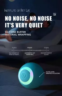 Bola de brinquedo inteligente para cachorro, brinquedo interativo eletrônico para animais de estimação, bola móvel, usb, movimento automático, saltando, bola de brinquedo, filhote de cachorro, produto para gato na internet