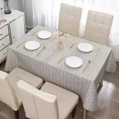 Toalha de mesa estilo nórdico para decoração de mesa, impermeável e à prova de óleo, para casa e restaurante, 59.84x53.93 polegadas, 1pc