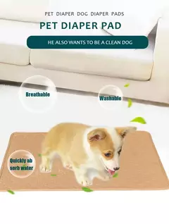 Cão xixi almofada cobertor reutilizável absorvente fralda lavável filhote de cachorro almofada de treinamento pet cama urina esteira para animal de estimação capa de assento de carro suprimentos para animais de estimação - loja online