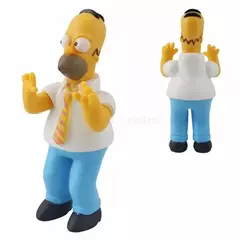Imagem do 14 pçs disney simpsons dos desenhos animados figura de ação brinquedos engraçado homer grand bart mini estatuetas pvc boneca modelo crianças brinquedo presente aniversário