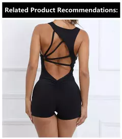 Imagem do Macacão desportivo feminino, Conjuntos de treino, Roupa de fitness, Macacão desportivo, Push Up Sportwear, Roupa de Yoga, Branco, 2024