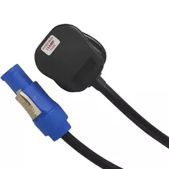 Cabo de alimentação de 3 pinos à prova d'água com plugue do Reino Unido 3 * 1,5 mm2 para cabeça móvel de feixe de luz de palco LED, áudio DJ, tela de exibição LED - loja online