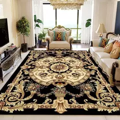 Tapetes europeus de luxo para sala de estar, Decoração de tamanho grande, Hote - loja online