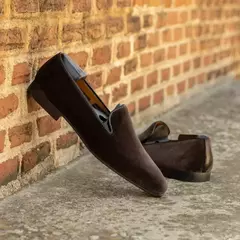 Sapatos de fundo vermelho para homens, mocassins masculinos, sapatos de vestido de festa com deslizamento sólido, novos, tamanho 38-48 - Wolf Magazine