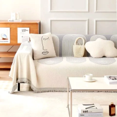 Cobertura completa do sofá com chenille, capa antiderrapante, cobertor antiderrapante, slipcover universal, proteção contra riscos de gato, quatro estações - loja online