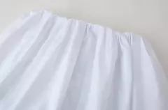 TRAF-Mini-saia balão feminina, elástico médio na cintura, bainha volumosa, saias femininas, moda - loja online