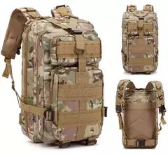 Classic Tactical Camouflage Nylon Backpack, Travel Sports Bag, Escalada ao ar livre, caça, pesca, caminhadas, 3P Pack