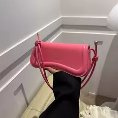 Imagem do Bolsa PU popular para mulheres, bolsas femininas, axila de lazer, sacola de ombro, bolsa axila, nova moda