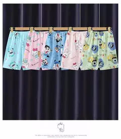 Verão novas crianças pijamas de seda leite mangas curtas em torno do pescoço meninos meninas ar condicionado roupas para casa 8-18 polegadas na internet