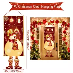 Decoração de Natal Bandeira Bandeira Pendurada Porta, Enfeites, Presentes de Natal, Decoração de Ano Novo, 2025, 2025 na internet