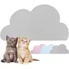 Tapete de alimentação para gatos, à prova d'água, cor sólida, silicone, comida para animais de estimação, tigela, tapete para beber, fácil lavagem, acessórios para cães